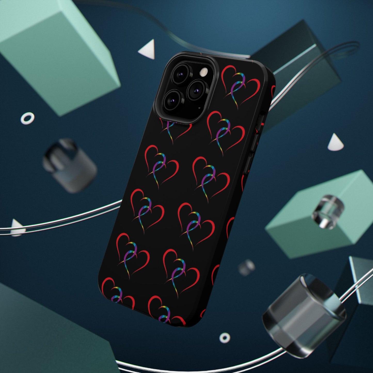"Hearts" - Impact-Resistant Cases