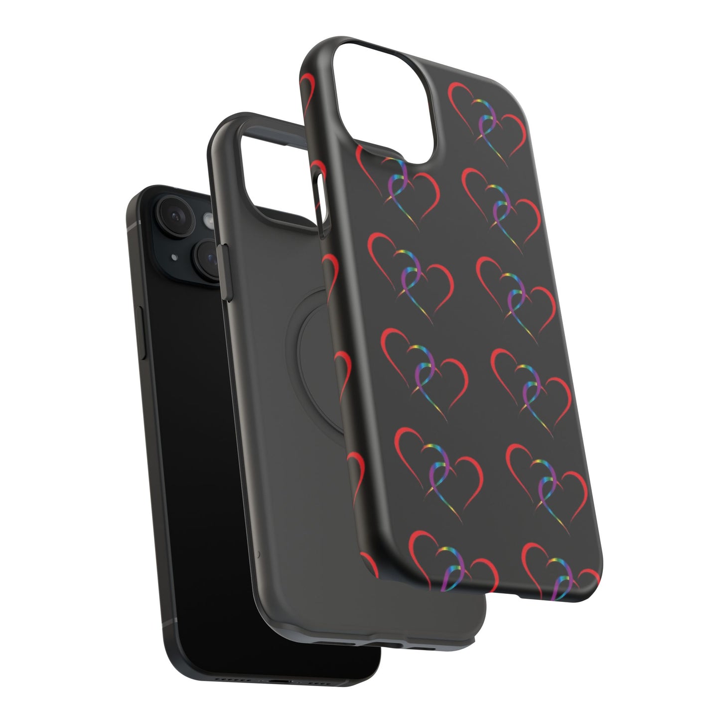 "Hearts" - Impact-Resistant Cases
