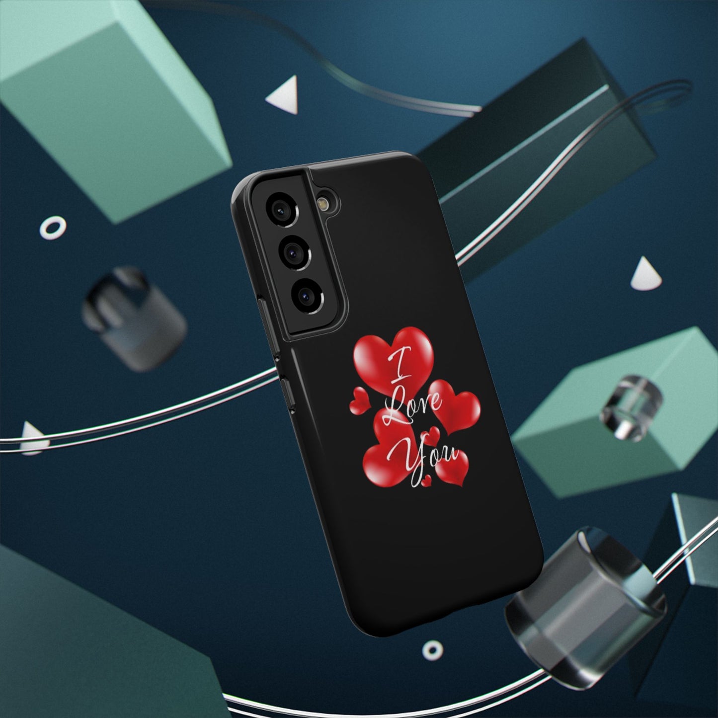 "I Love You" -Impact-Resistant Cases
