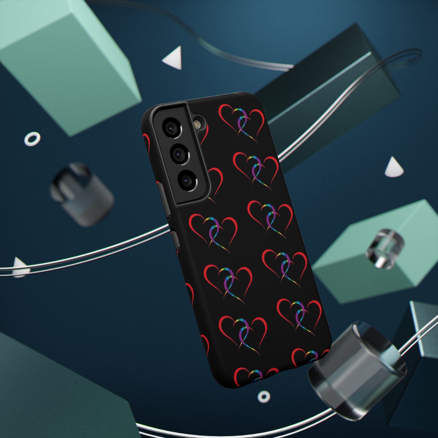 "Hearts" - Impact-Resistant Cases