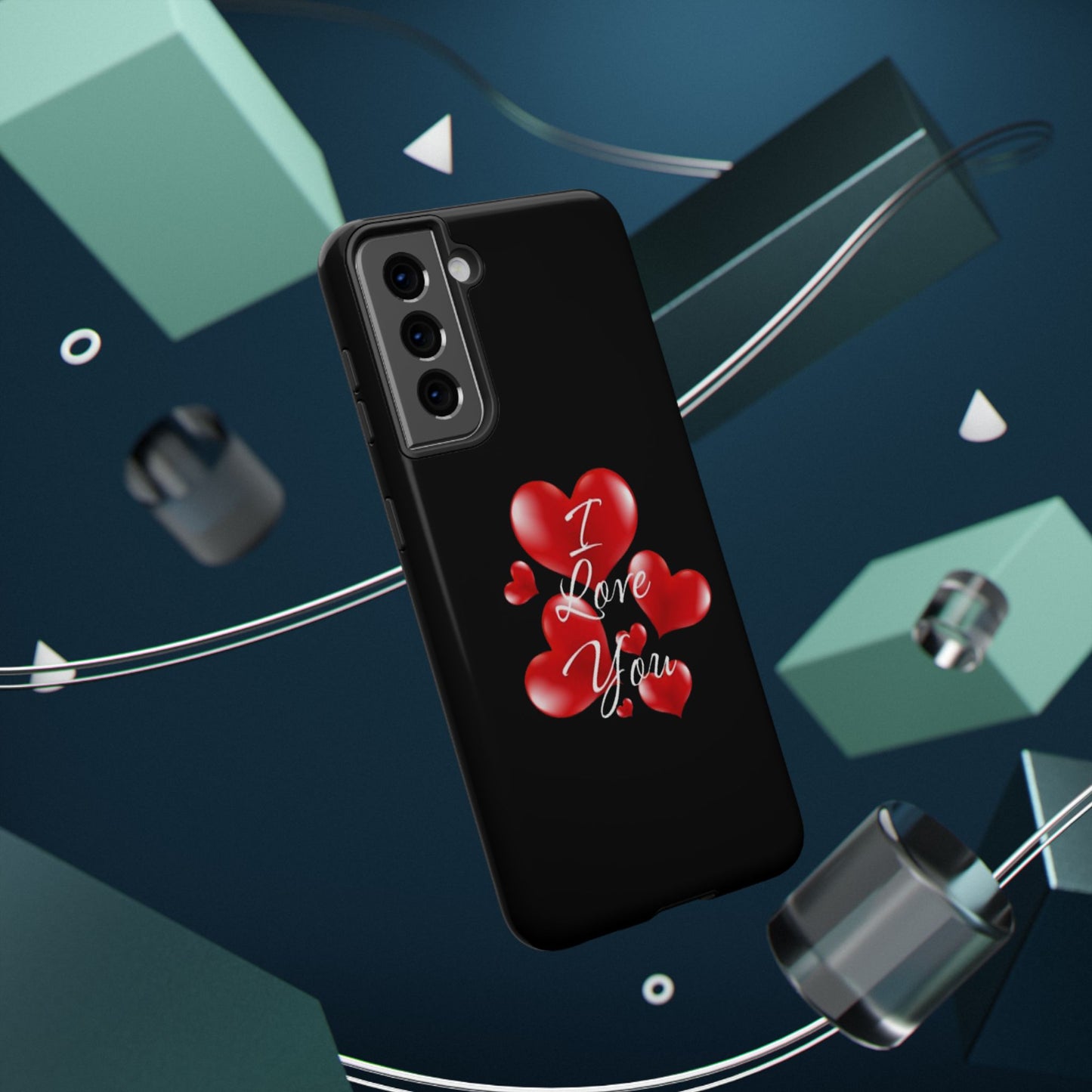 "I Love You" -Impact-Resistant Cases