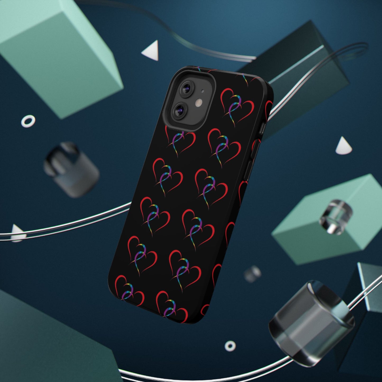 "Hearts" - Impact-Resistant Cases