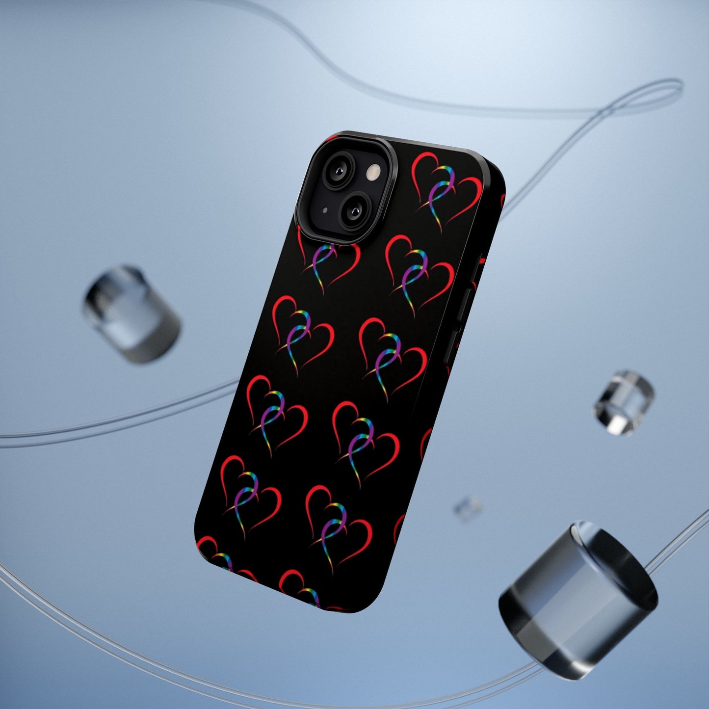 "Hearts" - Impact-Resistant Cases